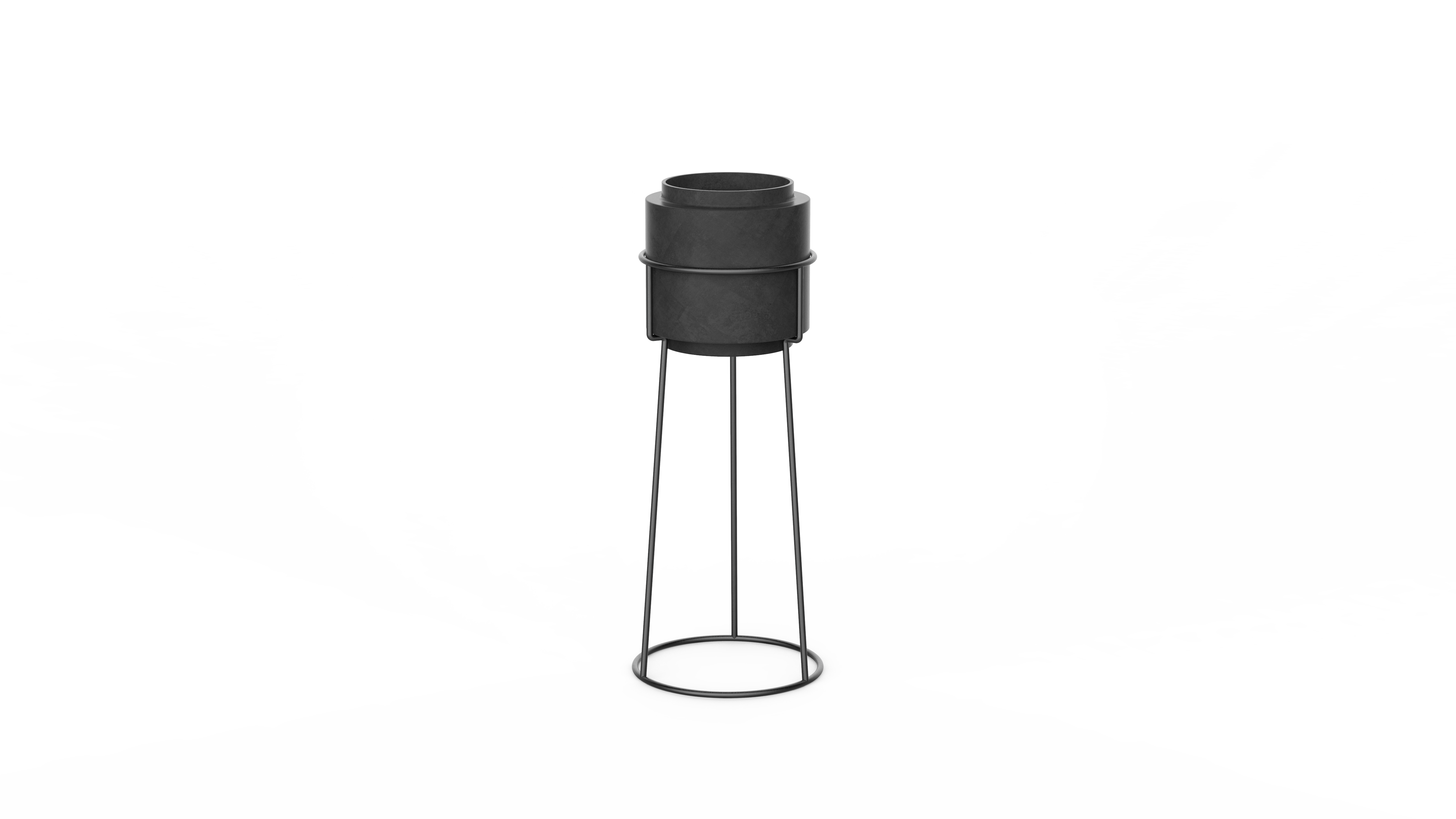 Green planter，Basin design，industrial design，product design，home furnishings，Cement material，Modern simplicity，Industrial wind，