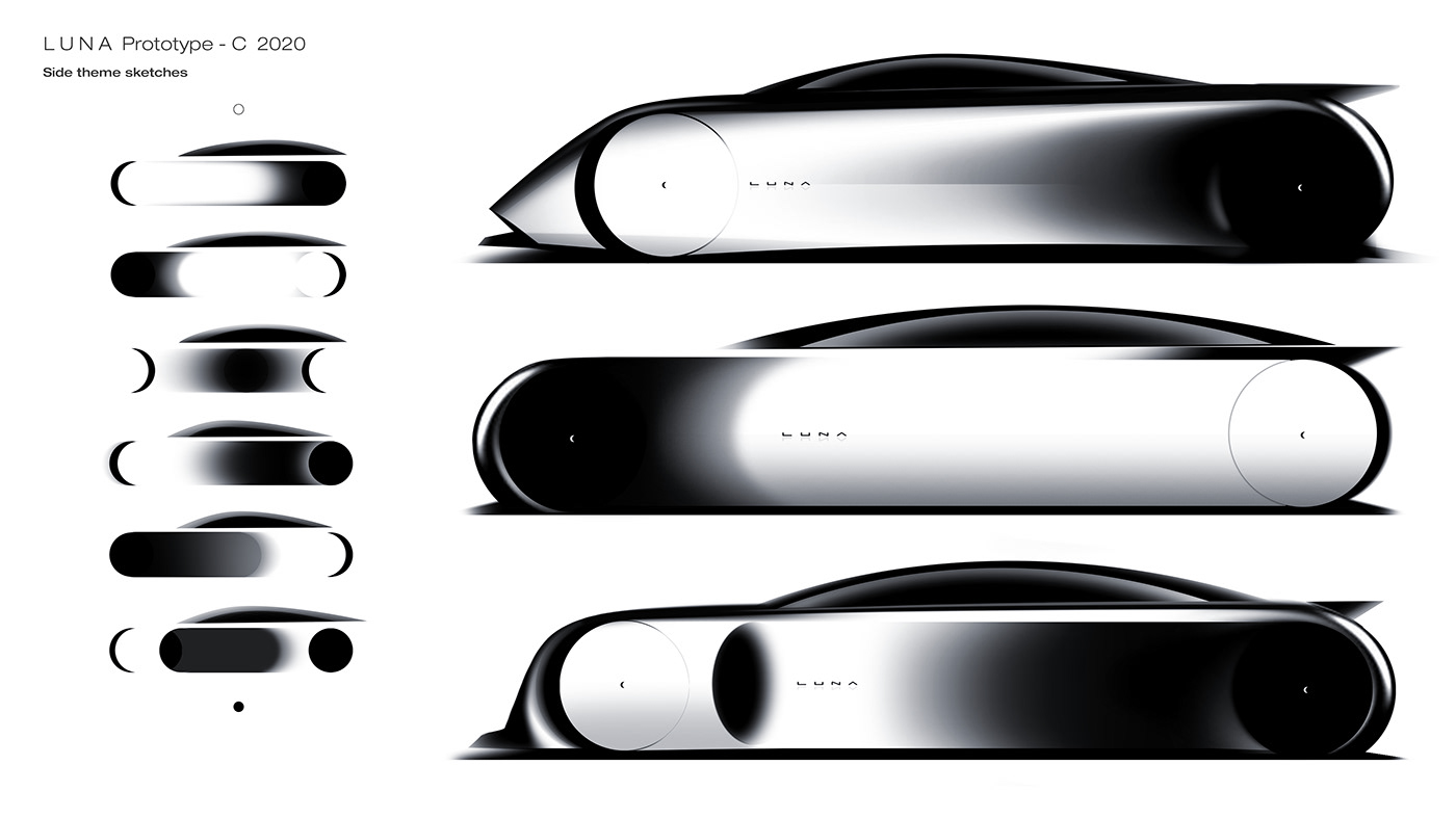 Concept Car，Electric vehicle，moon，Sports car，