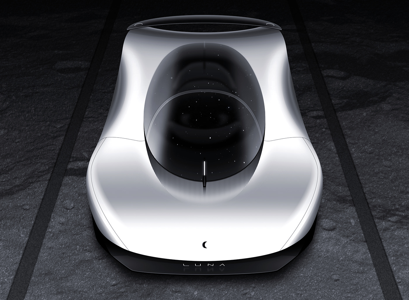 Concept Car，Electric vehicle，moon，Sports car，
