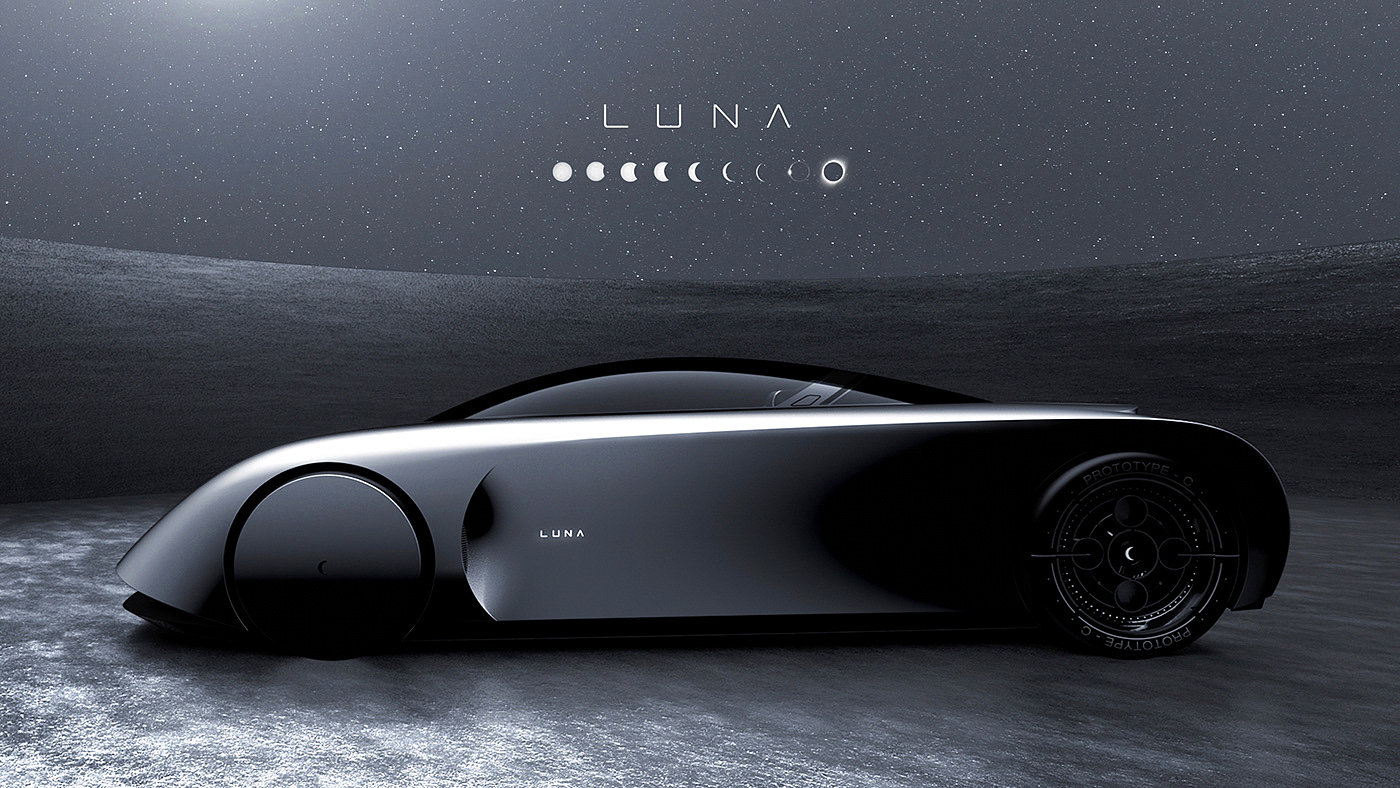 Concept Car，Electric vehicle，moon，Sports car，