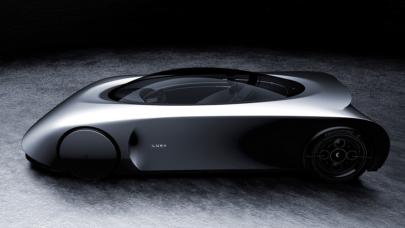 Concept Car，Electric vehicle，moon，Sports car，