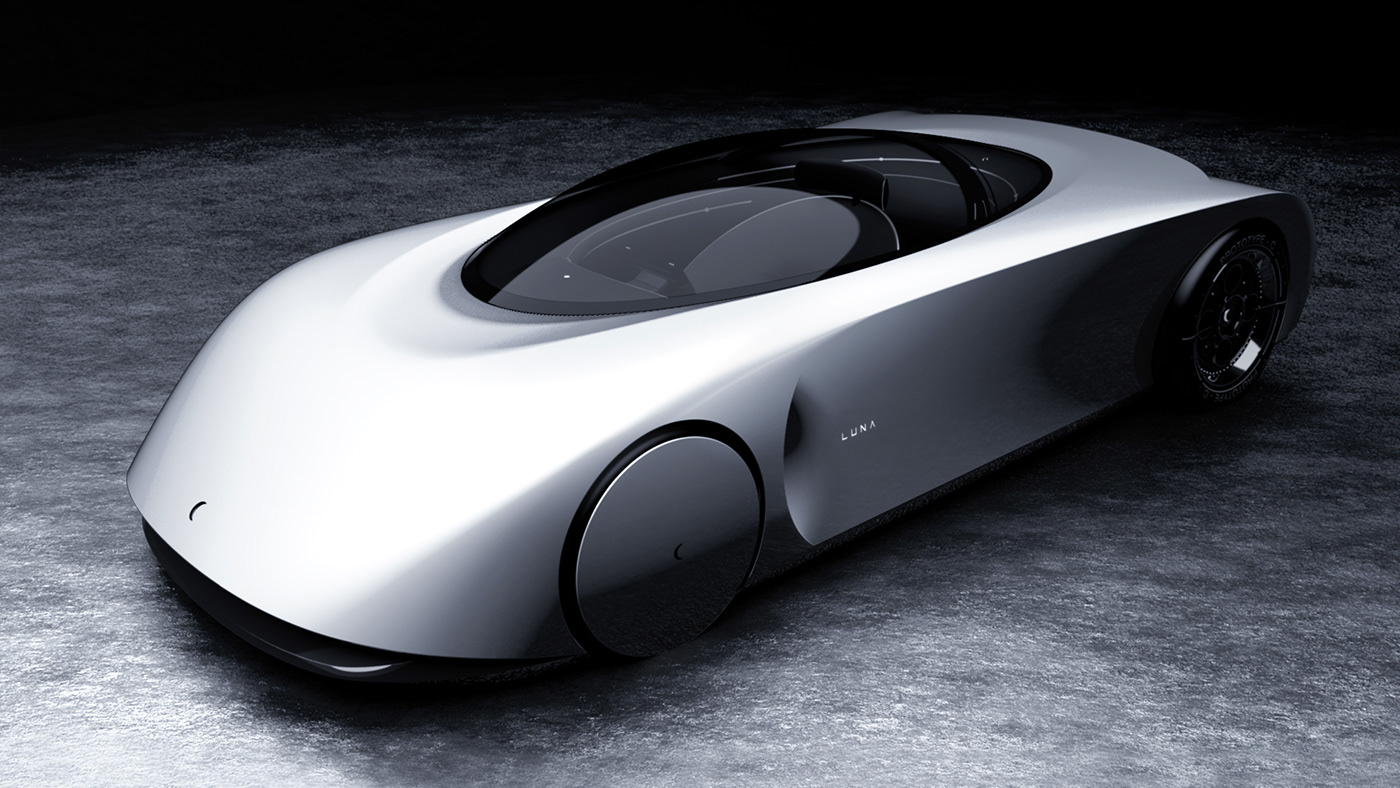 Concept Car，Electric vehicle，moon，Sports car，