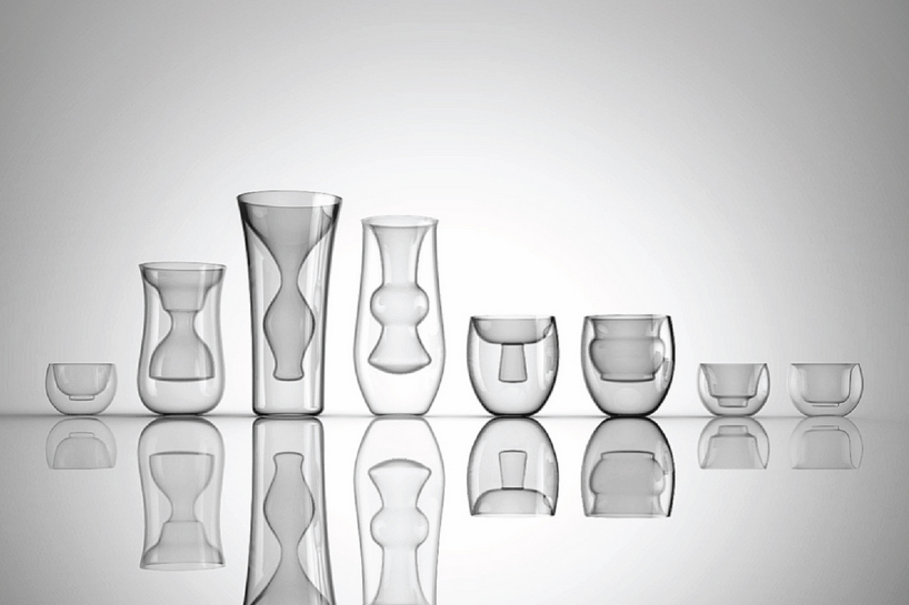 Water cup，Glass，Chinese style，sense of modernity，li-wai，