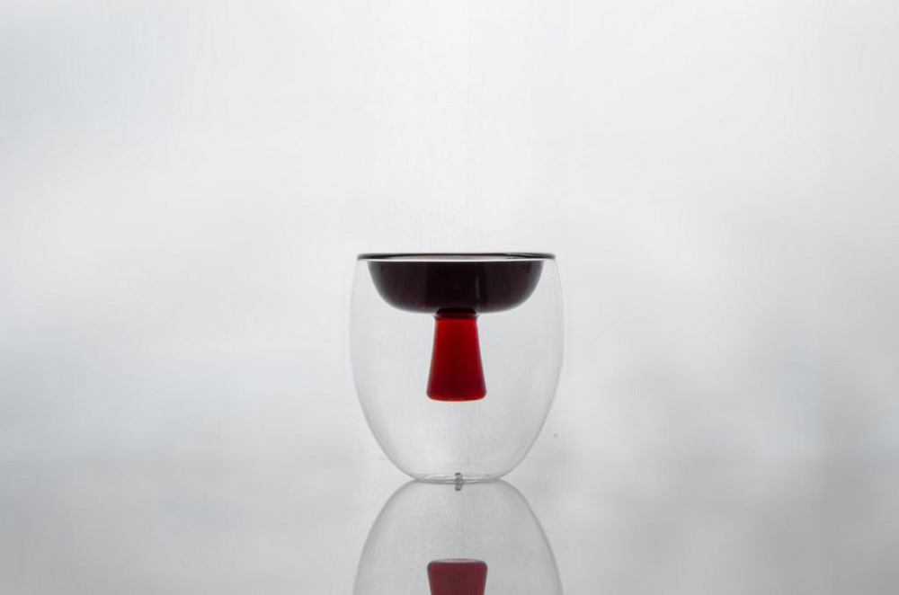 Water cup，Glass，Chinese style，sense of modernity，li-wai，