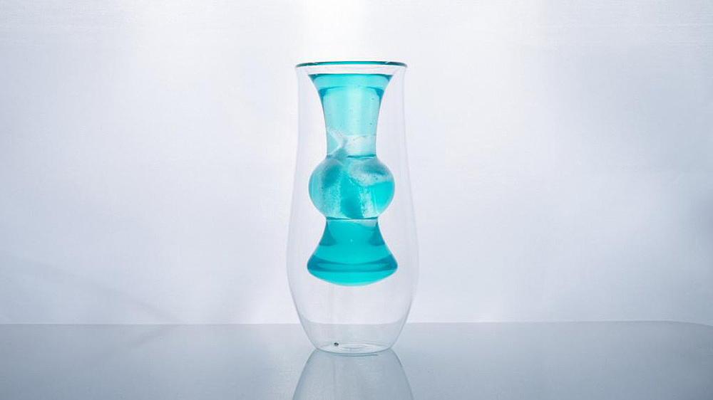 Water cup，Glass，Chinese style，sense of modernity，li-wai，