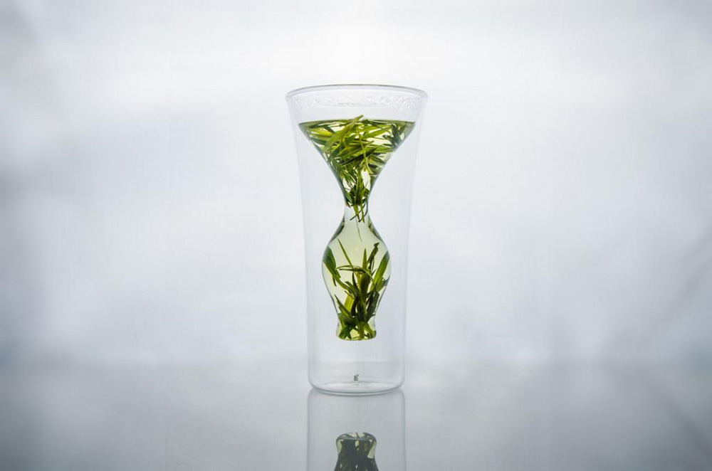 Water cup，Glass，Chinese style，sense of modernity，li-wai，