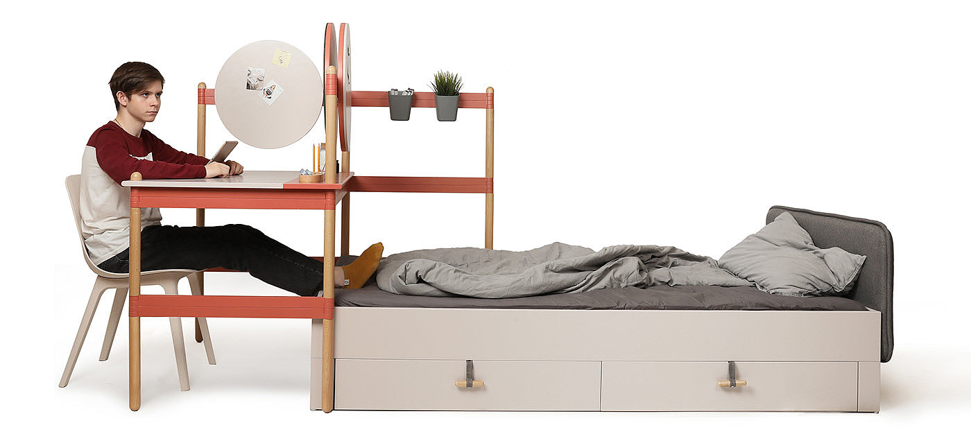 furniture，modularization，teenagers，