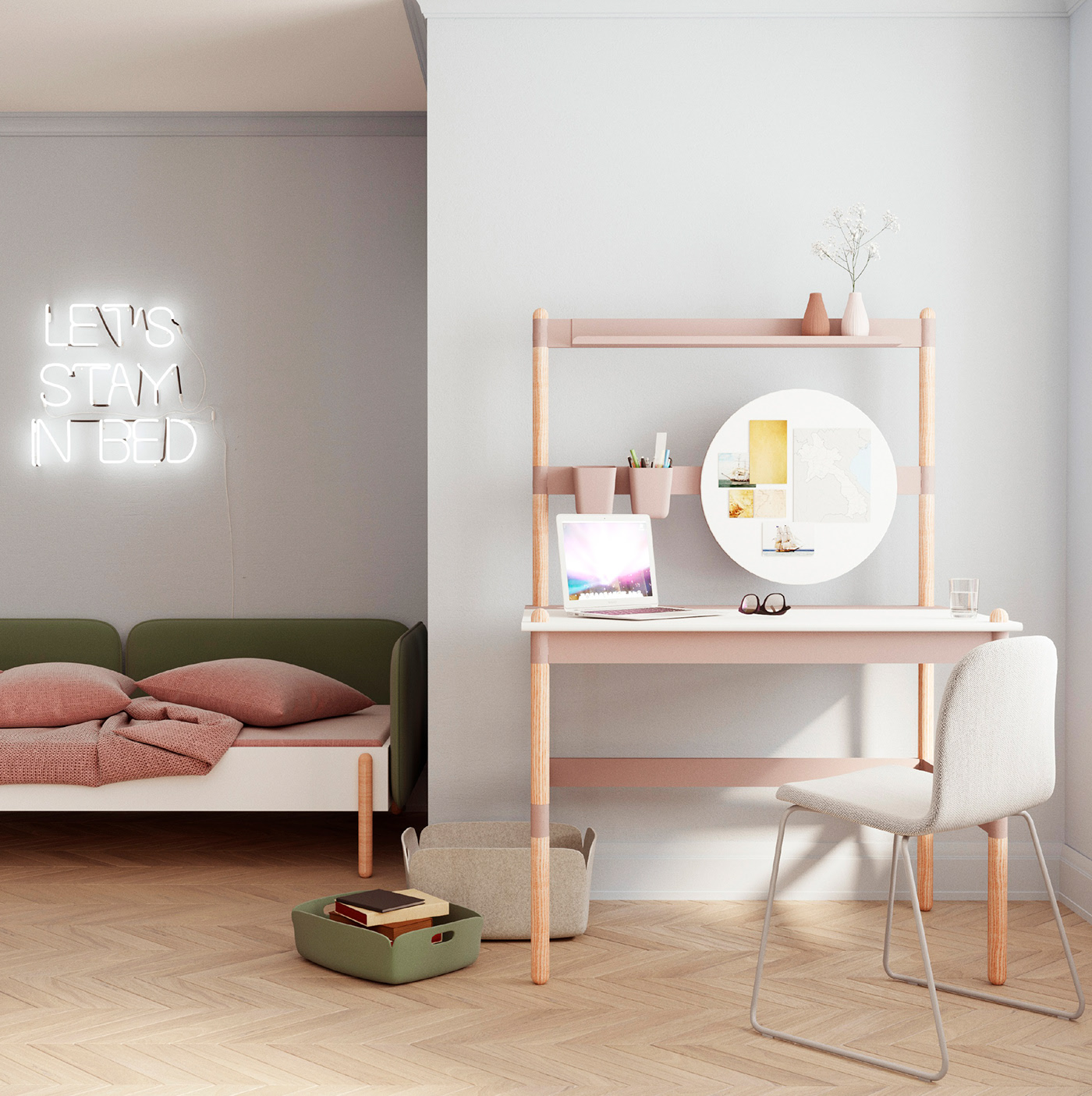 furniture，modularization，teenagers，