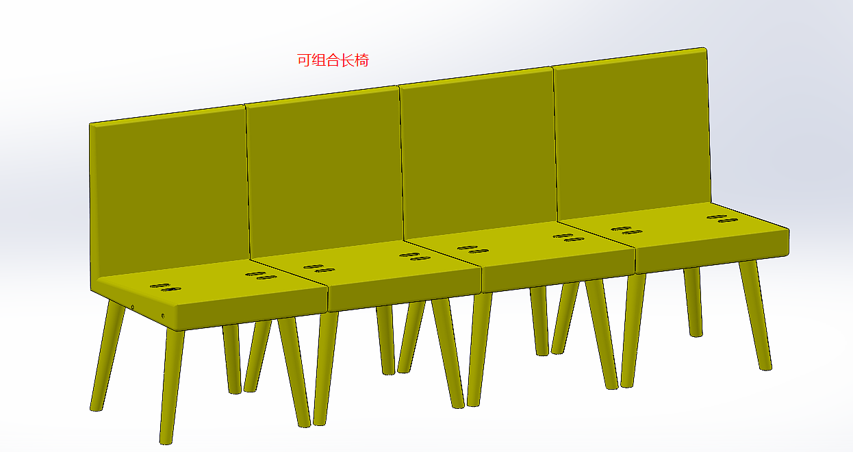 Simple tables and chairs，