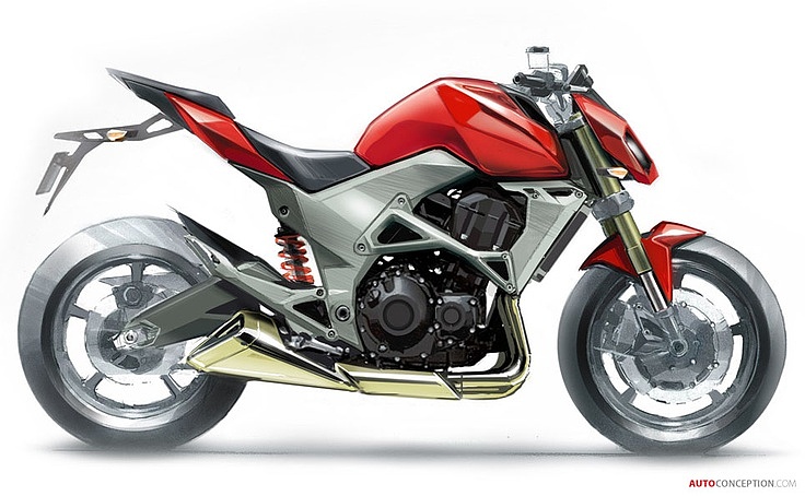 motorcycle，Hand drawn，conceptual design，