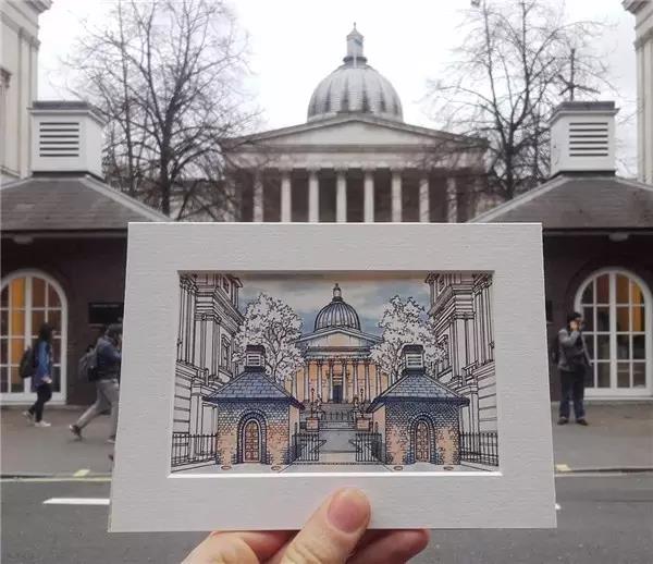 Hand drawn，Europe，travel，Art，Fine Arts，