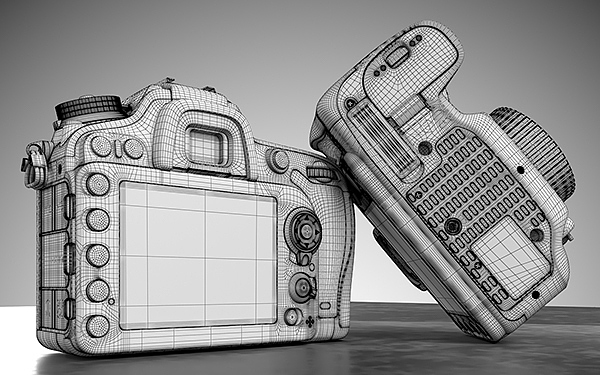 modeling，Nikon ，industrial design，product design，camera，