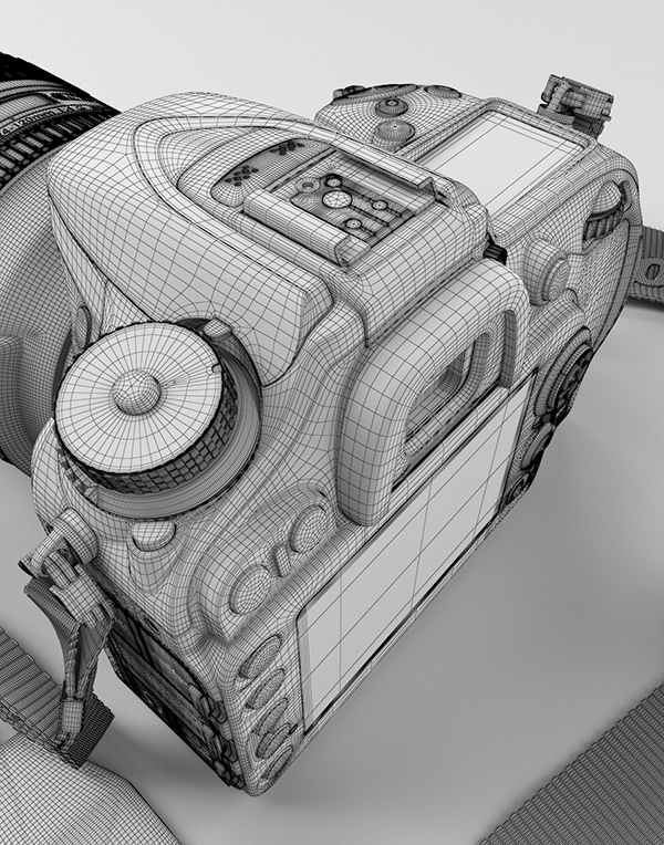 modeling，Nikon ，industrial design，product design，camera，
