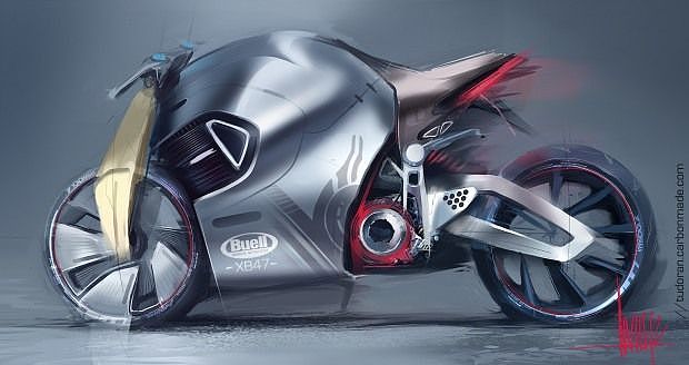 motorcycle，Hand drawn，conceptual design，