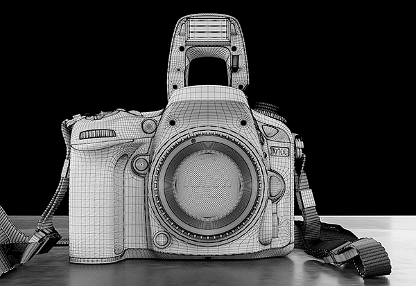 modeling，Nikon ，industrial design，product design，camera，