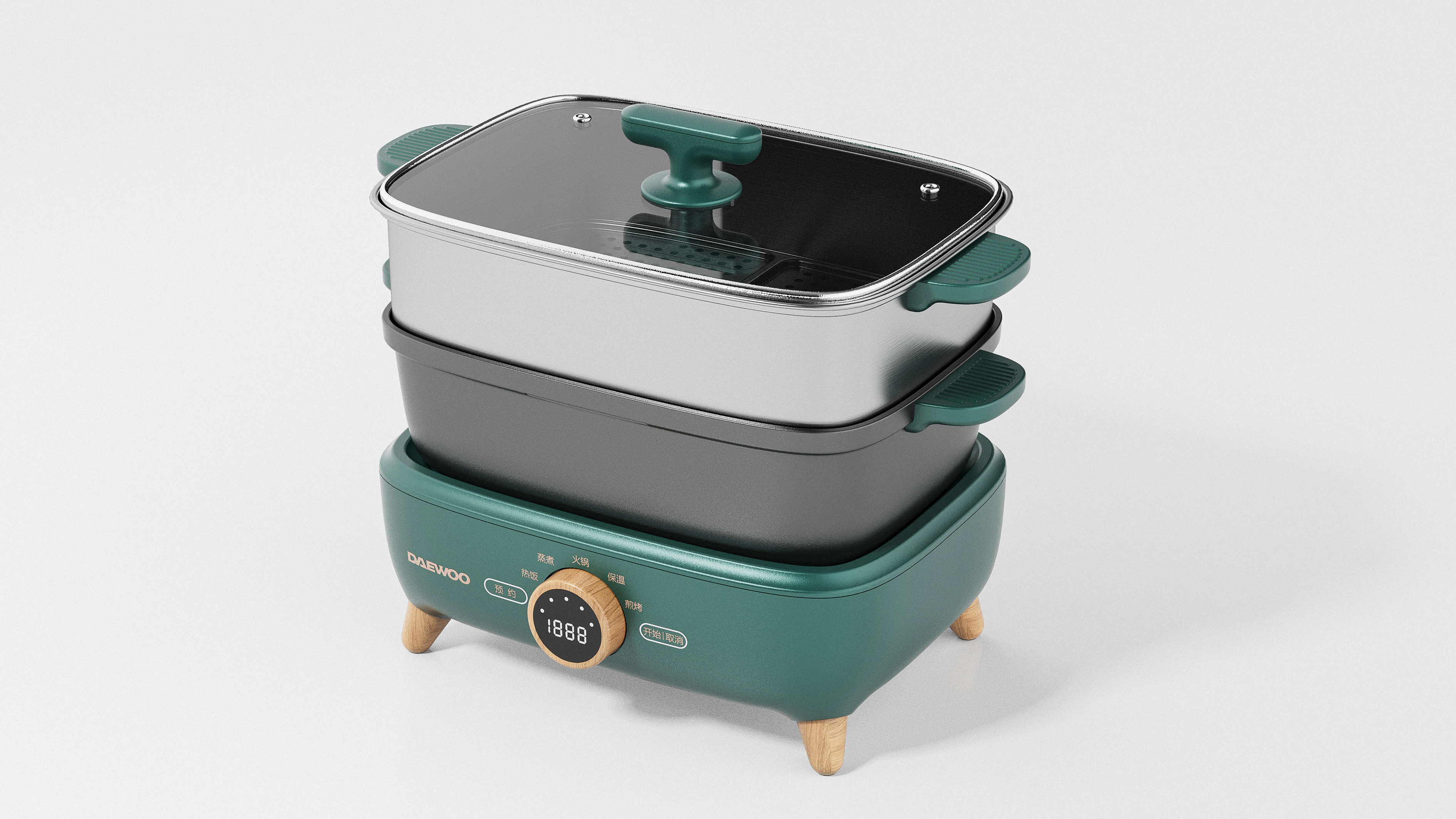 It can be boiled, steamed, fried and roasted，