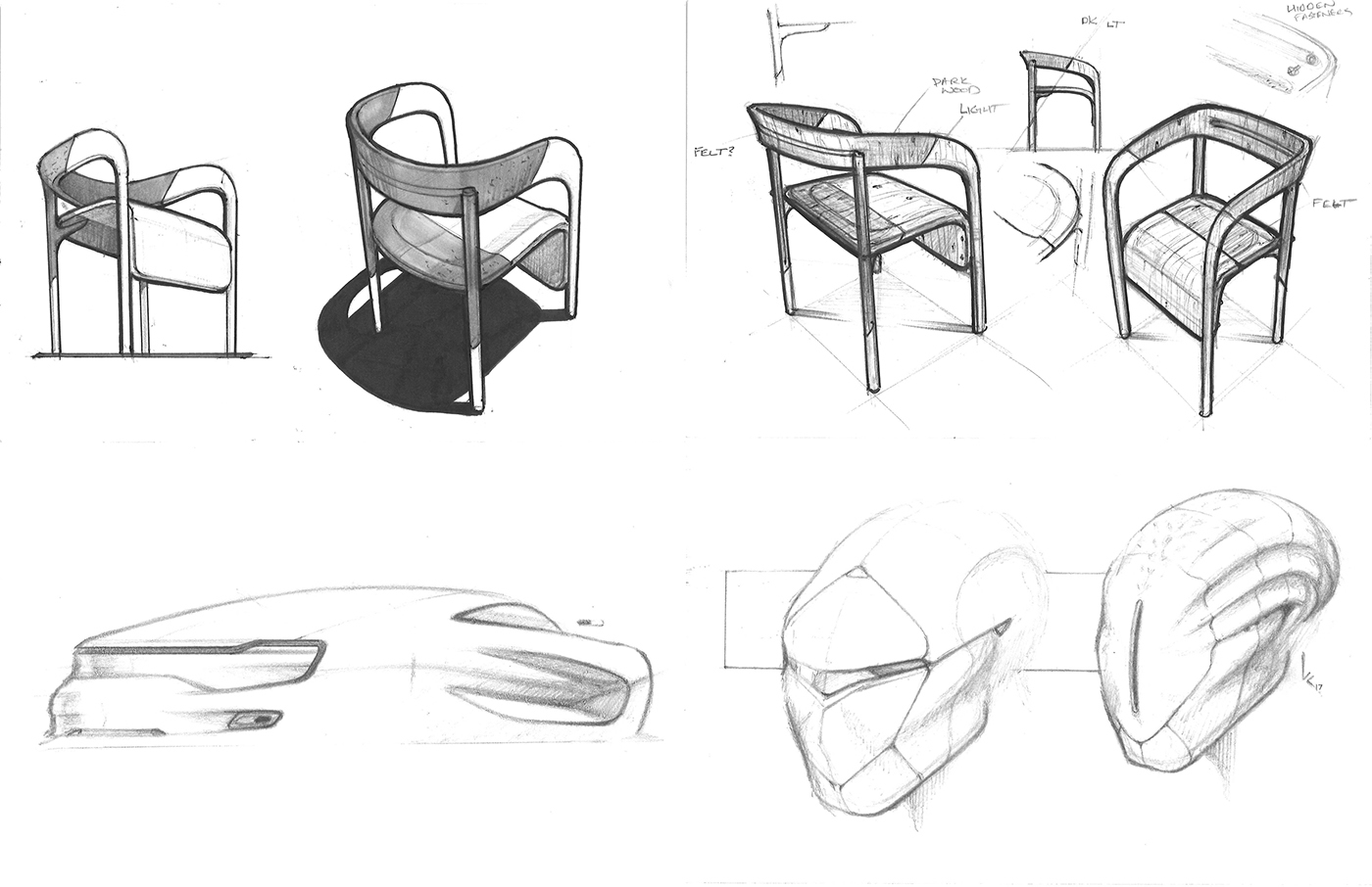 Hand drawn，Colored lead，marker pen，product design，industrial design，