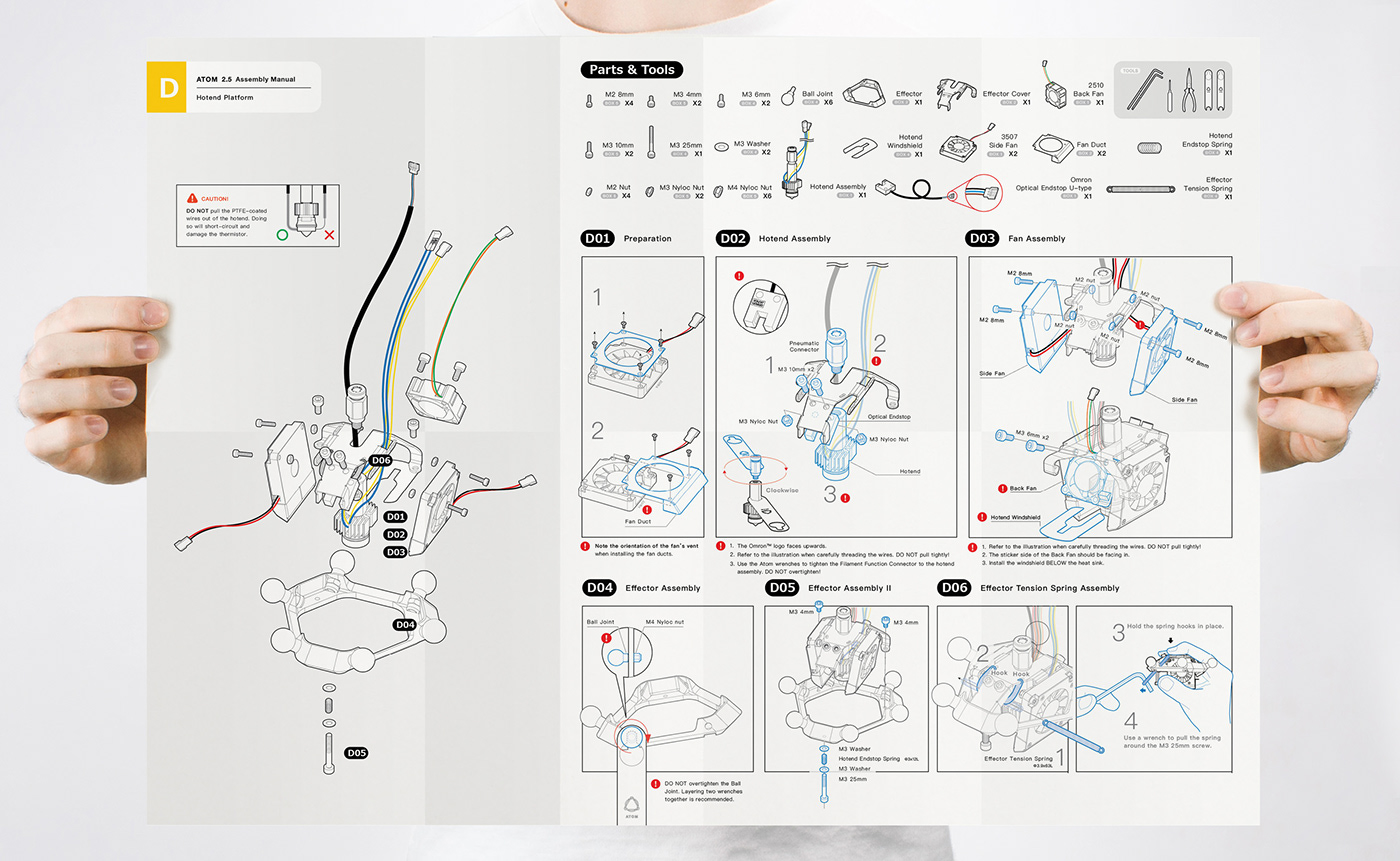 Assembly Manual of Atom 3D Printer - 普象网
