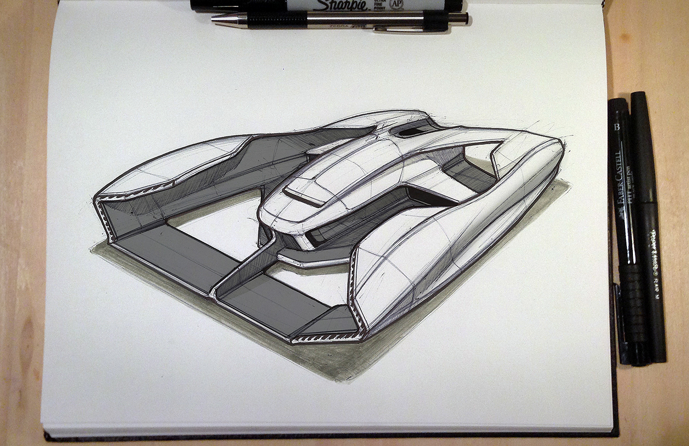 Hand drawn，Colored lead，marker pen，product design，industrial design，