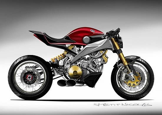 motorcycle，Hand drawn，conceptual design，