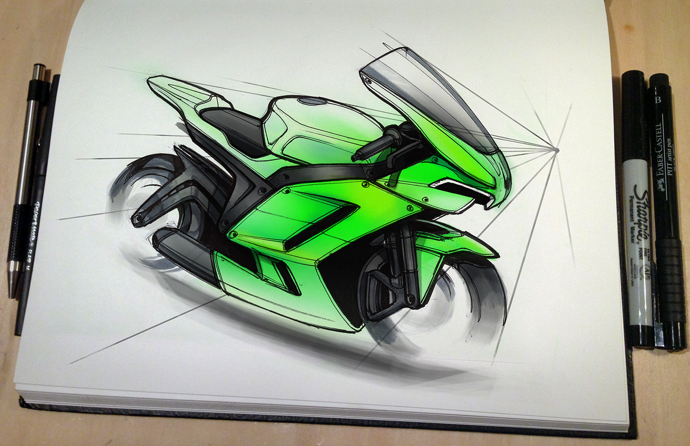 Hand drawn，Colored lead，marker pen，product design，industrial design，