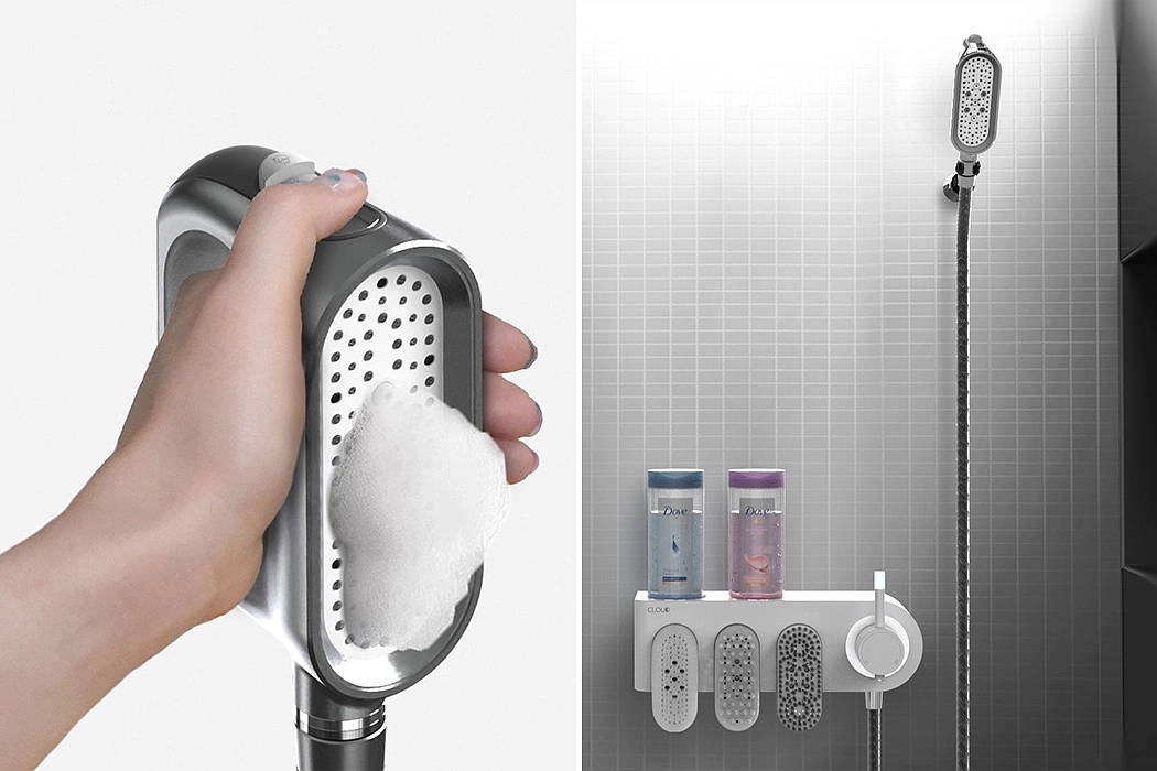 Medical staff，shower，on speakerphone，Ergonomics，Cloud，