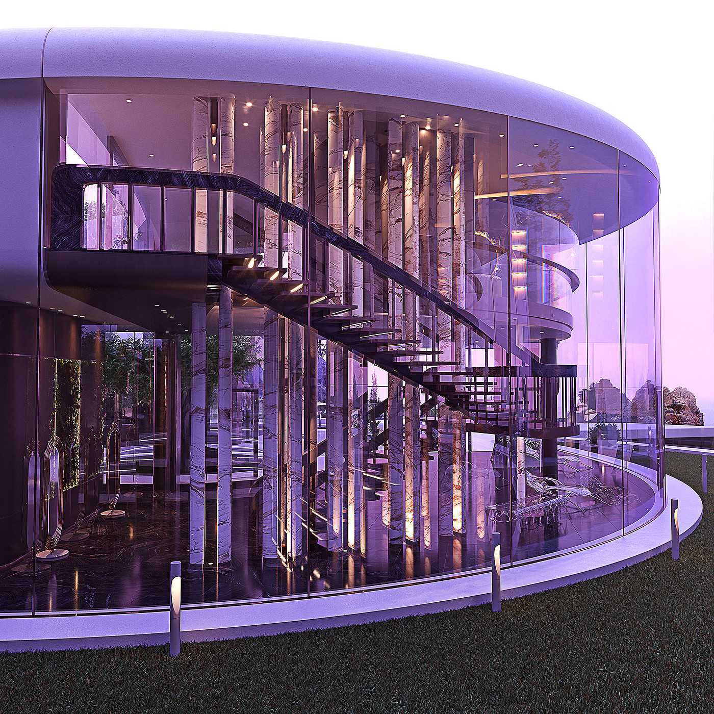 Architectural aesthetics，Architectural design，Sci fi future，Home Furnishing decoration，Luxury Villa，Luxury decoration，