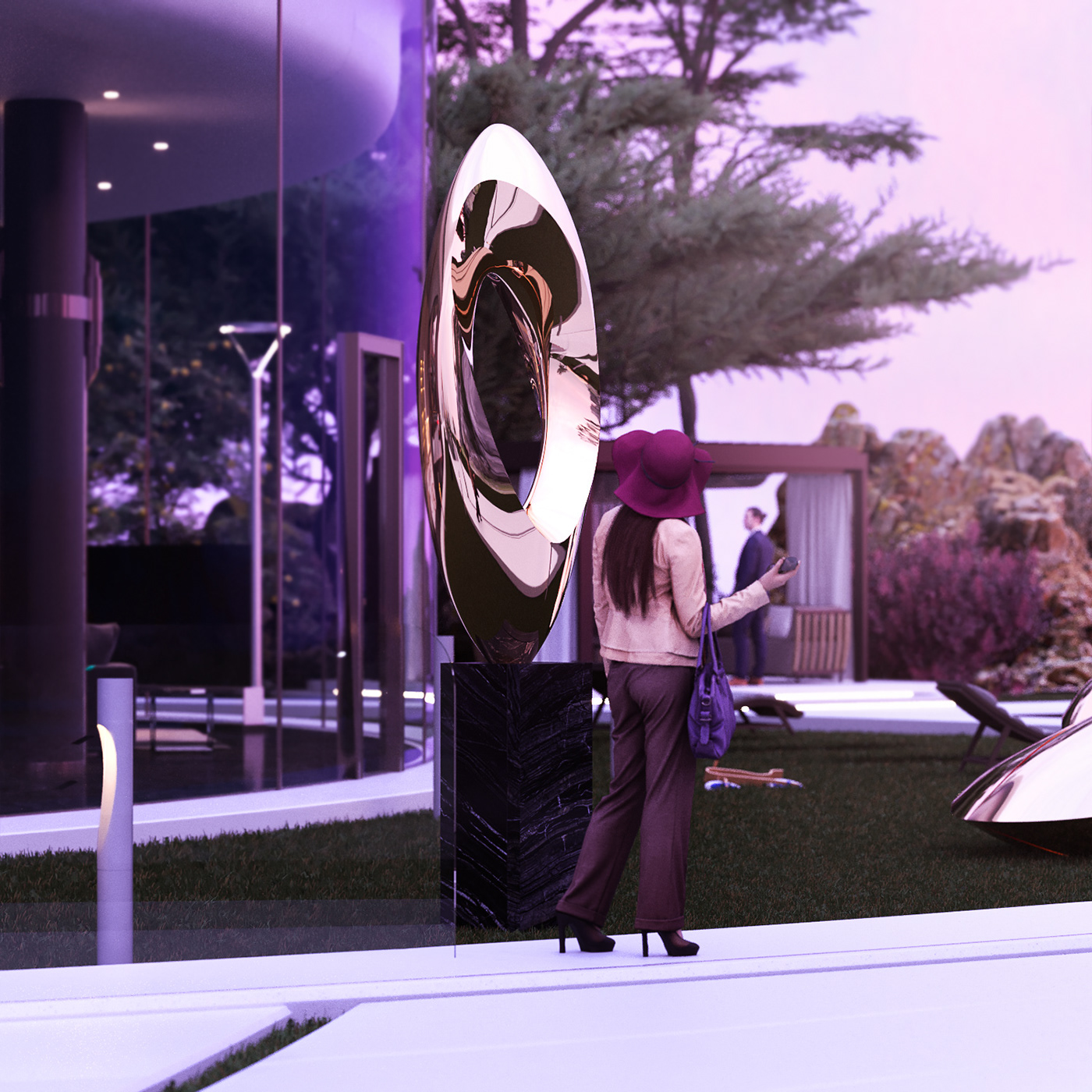 Architectural aesthetics，Architectural design，Sci fi future，Home Furnishing decoration，Luxury Villa，Luxury decoration，