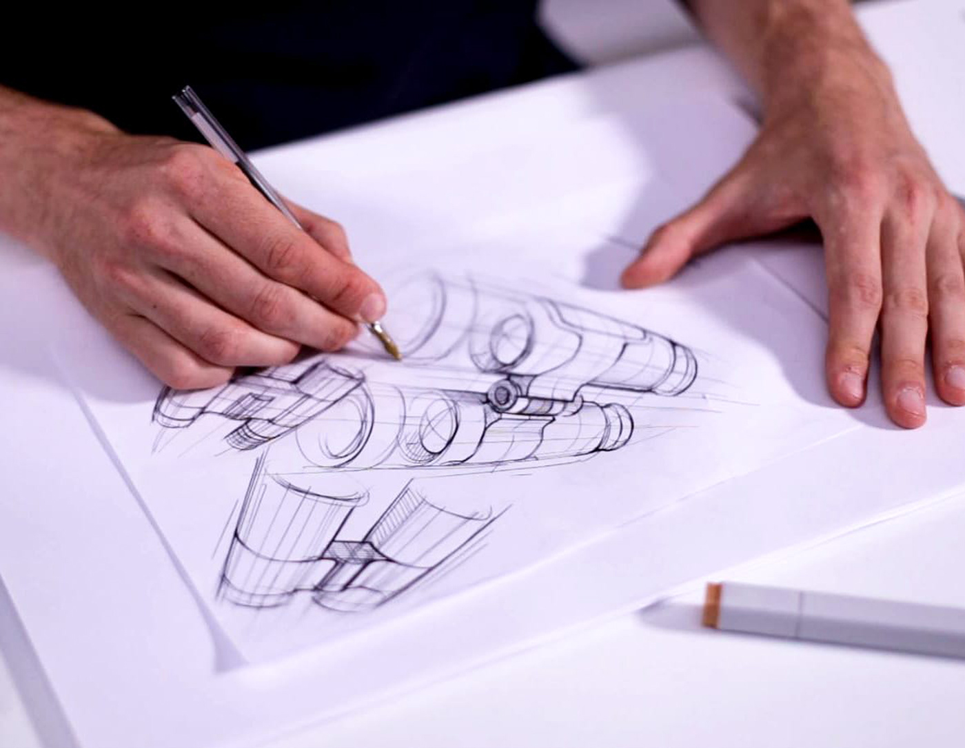 sketch，illustration，Marius Kindler，