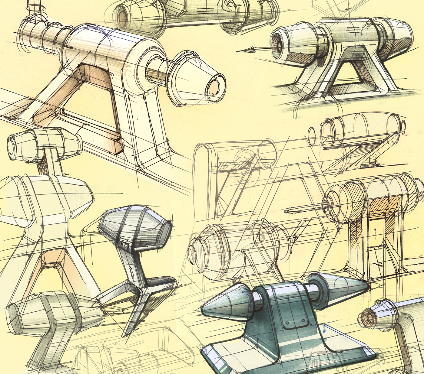 sketch，illustration，Marius Kindler，