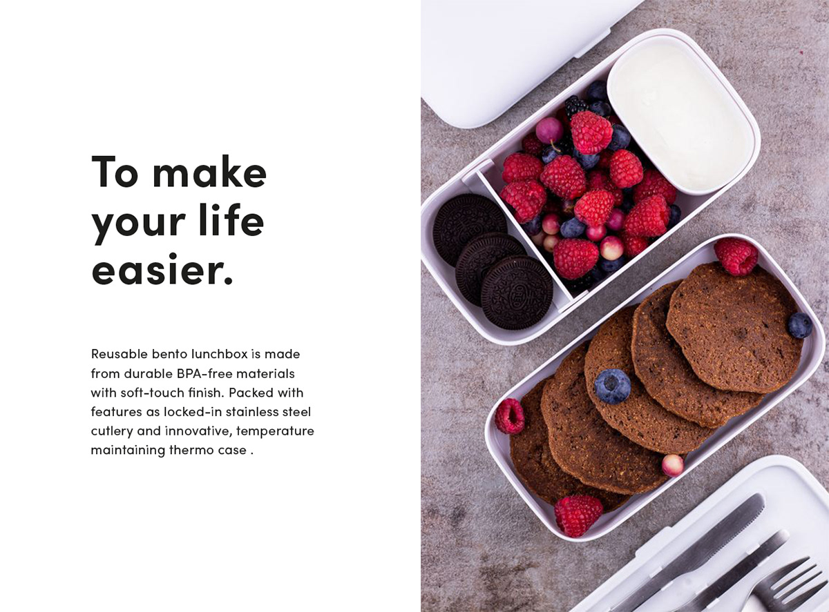 Lunch box，Minimalism，Brand promotion，Portable，