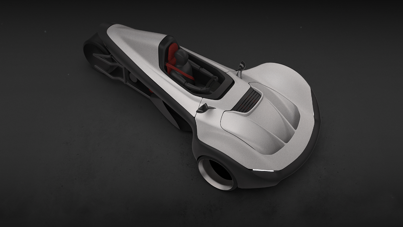 Round，Sports car，concept，sketch，