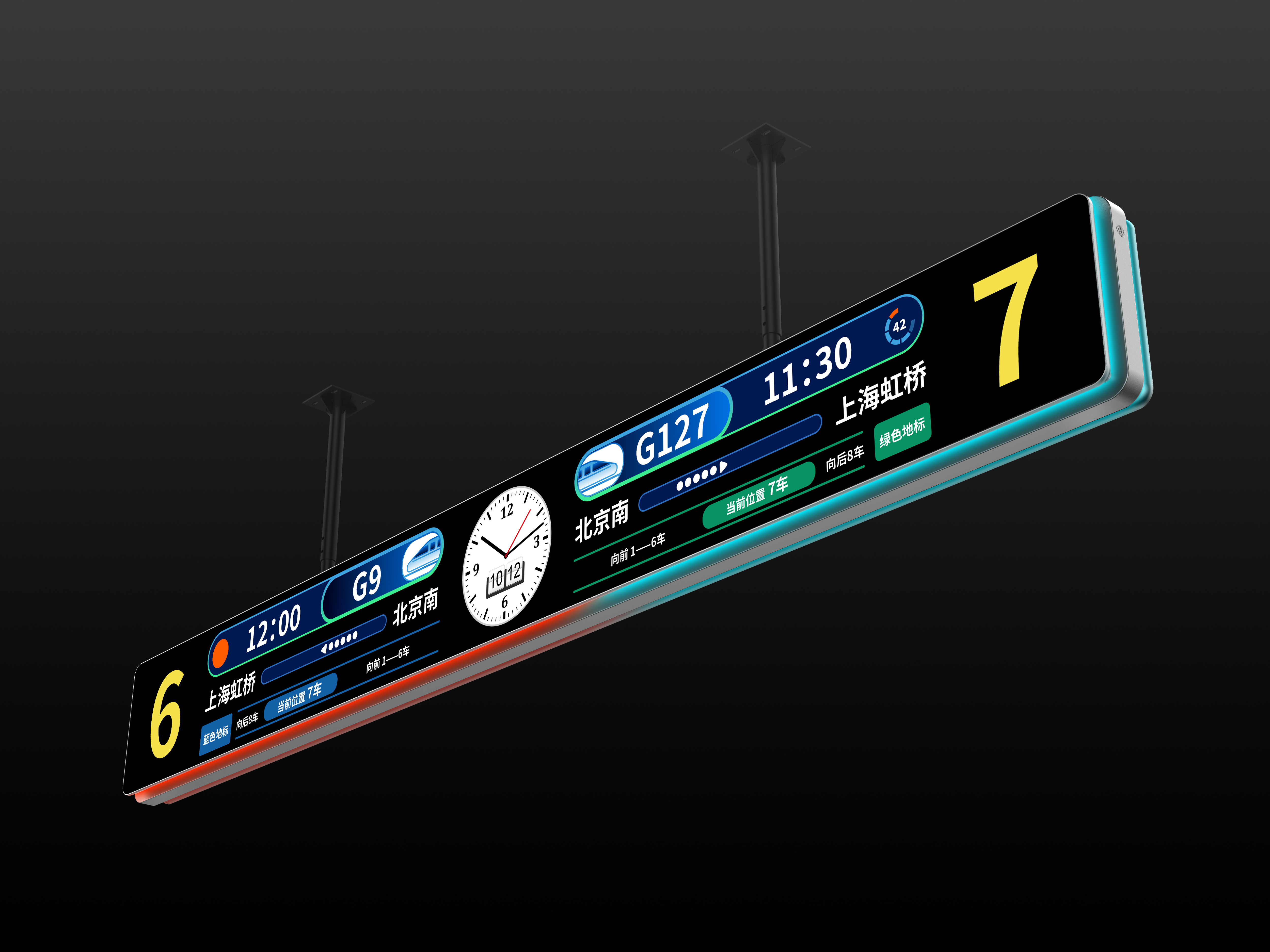 High speed railway display screen，high-speed rail，display，intelligence，