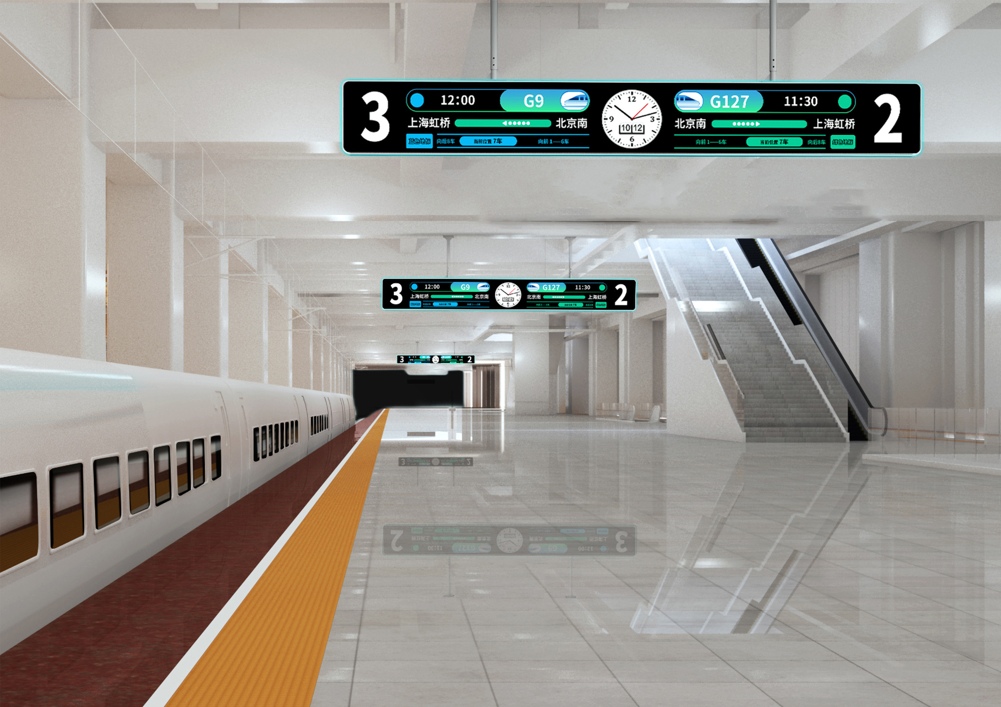High speed railway display screen，high-speed rail，display，intelligence，