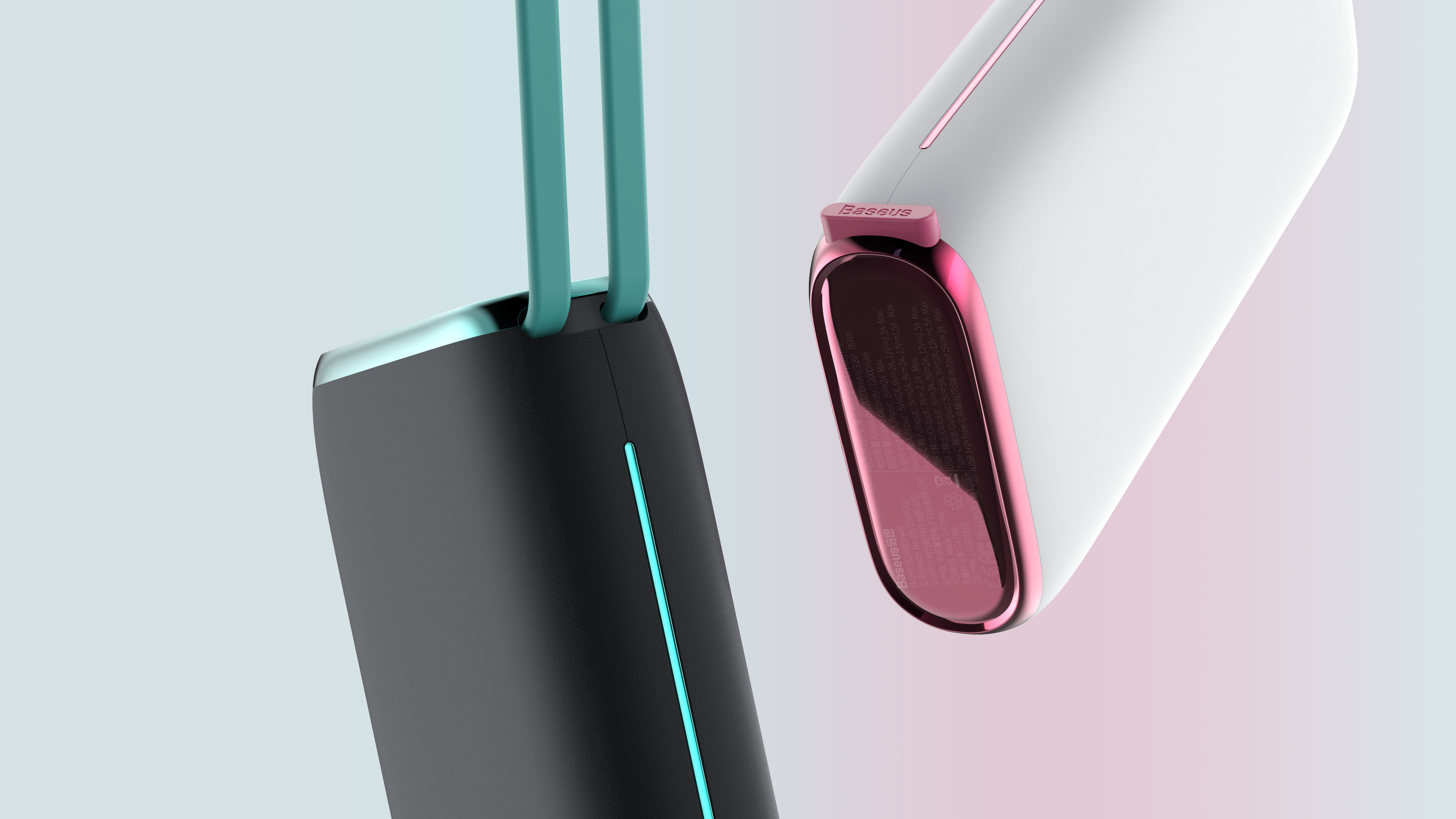 portable source，portable battery，Mobile power supply 20000mah，Digital display mobile power supply，Simple power bank，