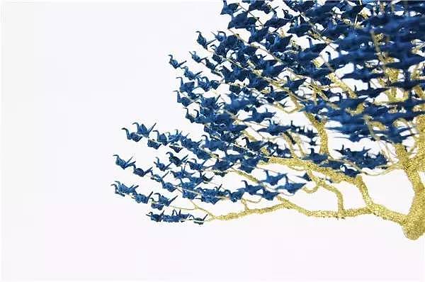 miniature，Thousand paper cranes，Naoki Onogawa，Potted plants，ornaments，