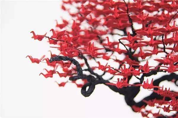 miniature，Thousand paper cranes，Naoki Onogawa，Potted plants，ornaments，