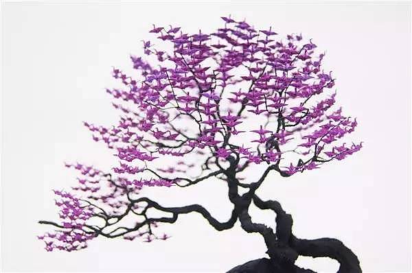 miniature，Thousand paper cranes，Naoki Onogawa，Potted plants，ornaments，
