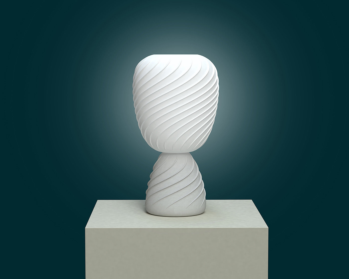 FLOW，Desk lamp，Fabrics，3D printing，motion，