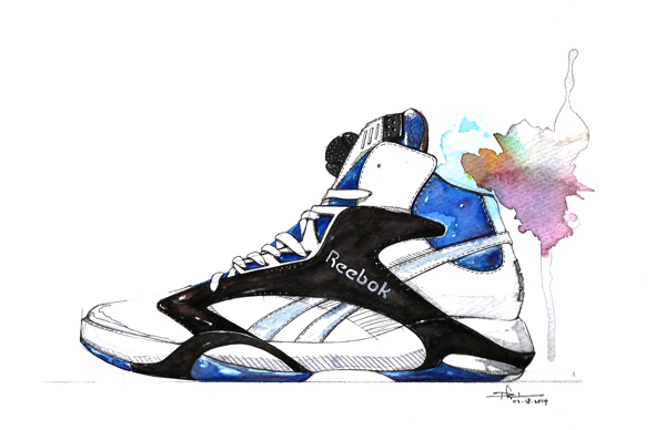 Shoe design，Hand painted ，marker pen，