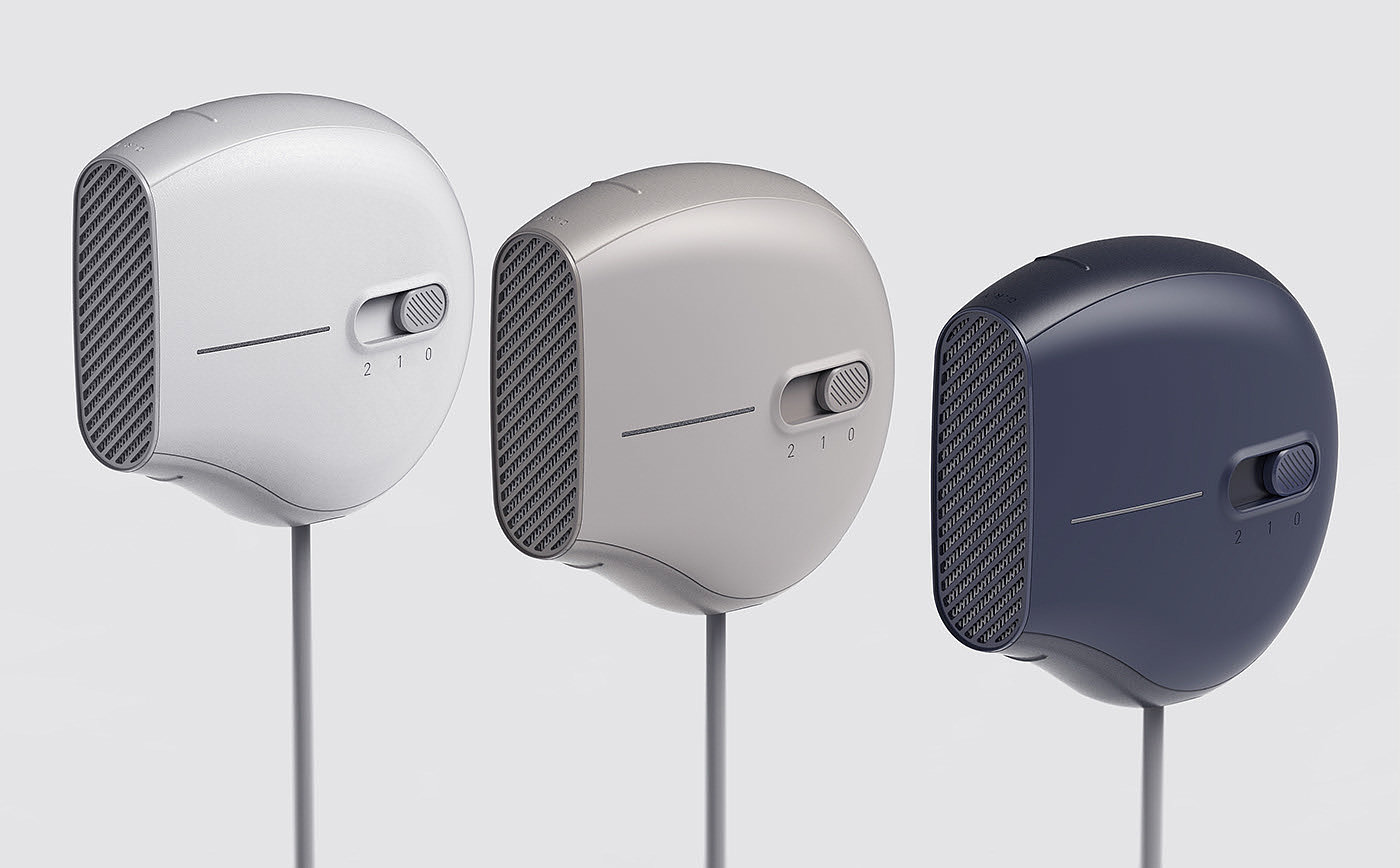hair drier，new concept，Portable hair dryer，pebble，