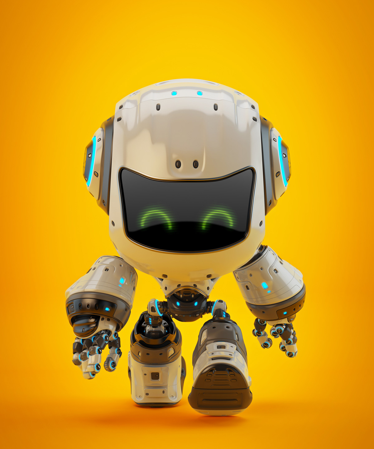 bighand robot ii——大手大脚的可爱机器人!