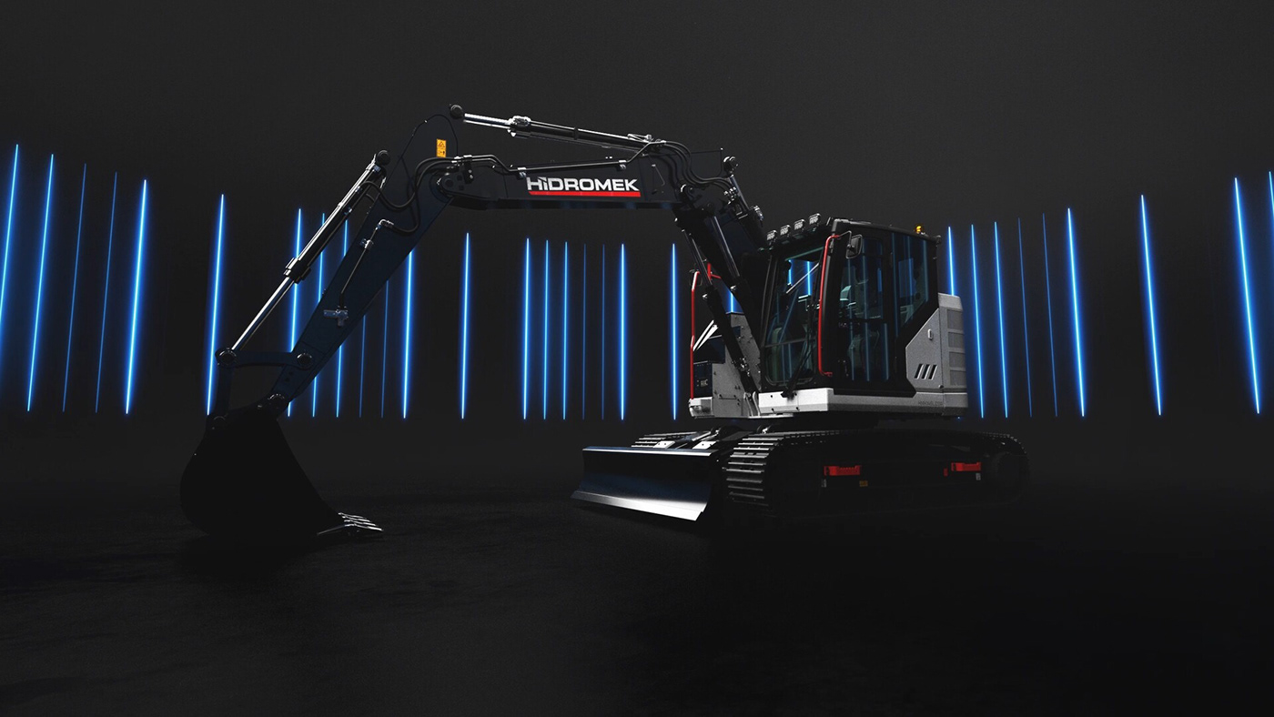 3d，cgi，excavating machinery，