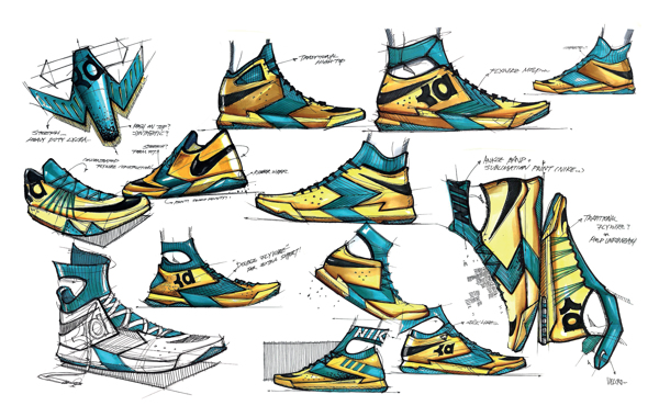 Shoe design，Hand painted ，marker pen，