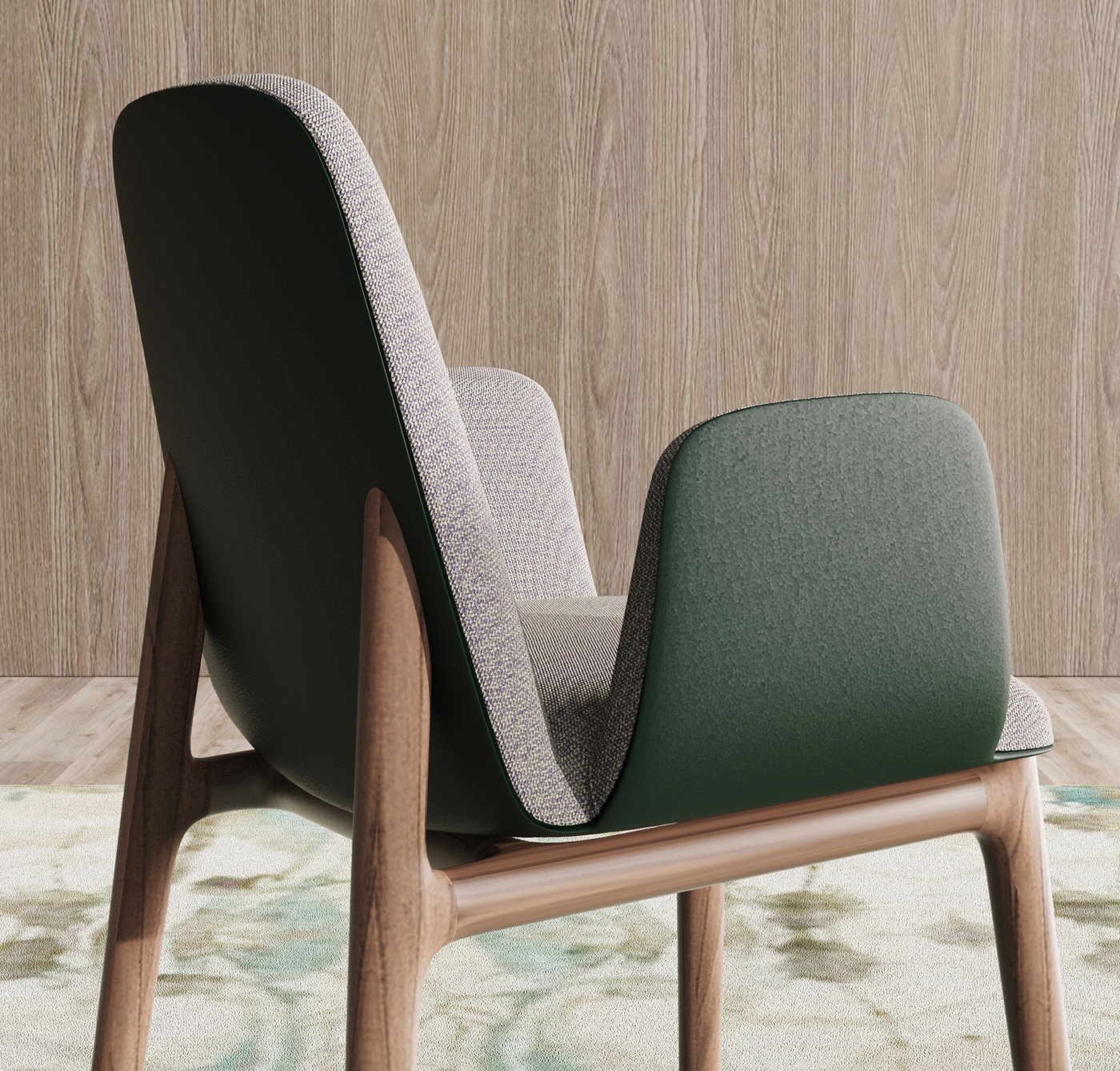 MADY，Armchair，chair，woodiness，