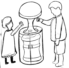 Water dispenser，child，