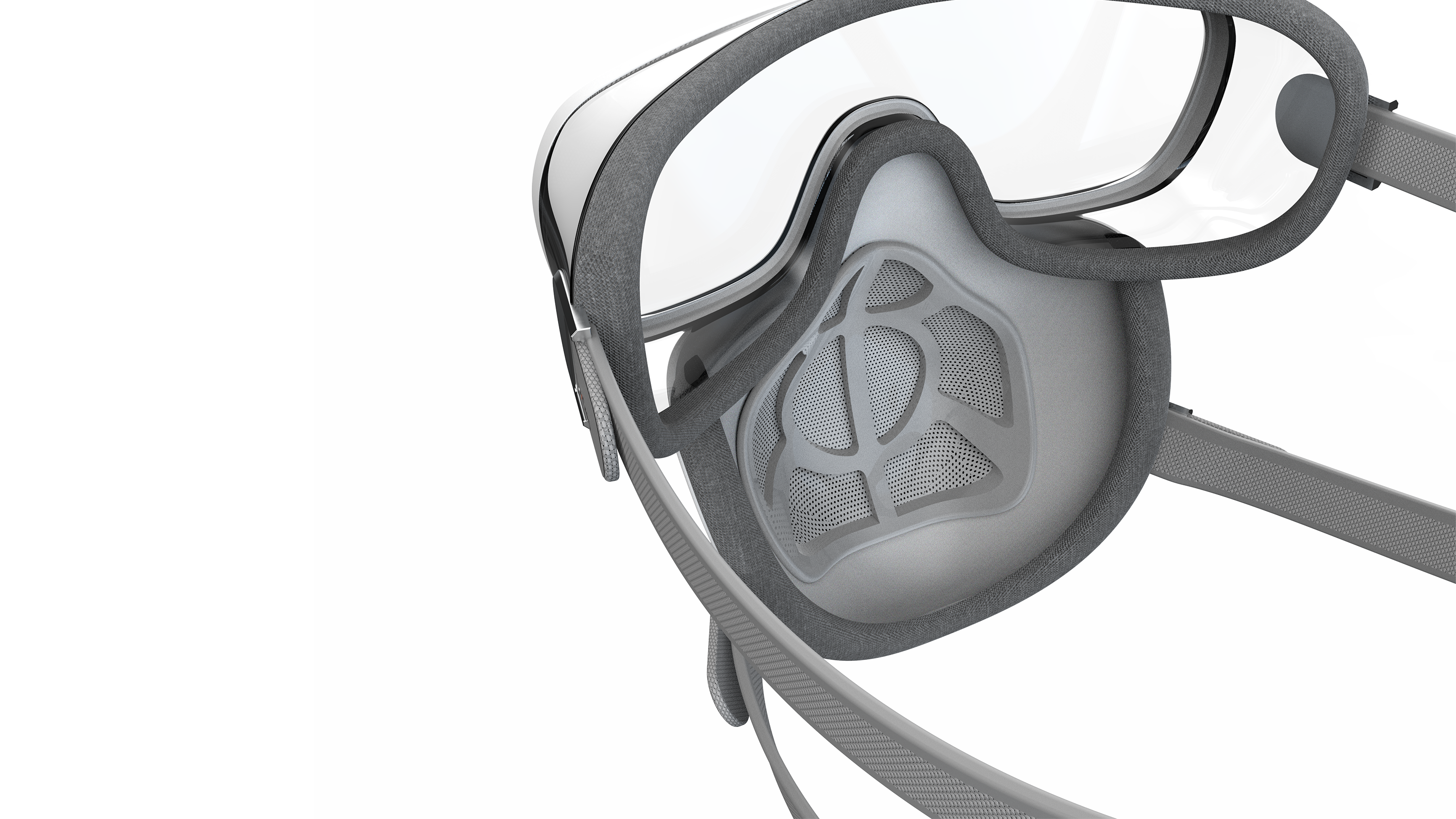 Mask，Goggles，integrated，protect，Squirrel 3D Innovation Lab，