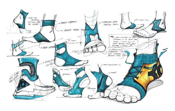 Shoe design，Hand painted ，marker pen，