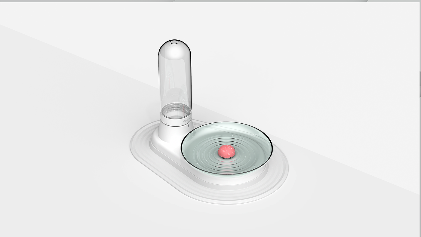 Pet water feeder，