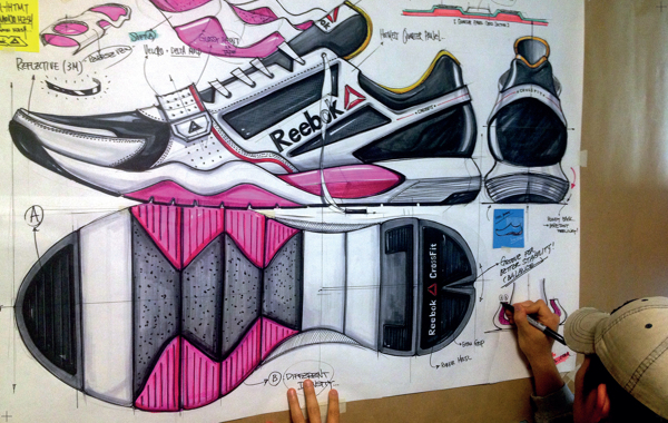 Shoe design，Hand painted ，marker pen，